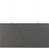 Akustik-Deckenplatte PET-Filz HxB 600 x 1200 mm rechteckige Form dunkelgrau ab 5 Stk. TAKKT Industrial &