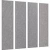 Akustik-Wandplatte HxB 1200 x 300 mm VE 4 Stk hellgrau. TAKKT Industrial & Packaging GmbH 65968949