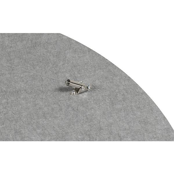 Akustik-Deckenplatte PET-Filz Ø 1200 mm runde Form hellgrau. TAKKT Industrial & Packaging GmbH 65969949-4
