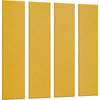 Akustik-Wandplatte HxB 1200 x 300 mm VE 4 Stk gelb ab 5 VE. TAKKT Industrial & Packaging GmbH 65971249