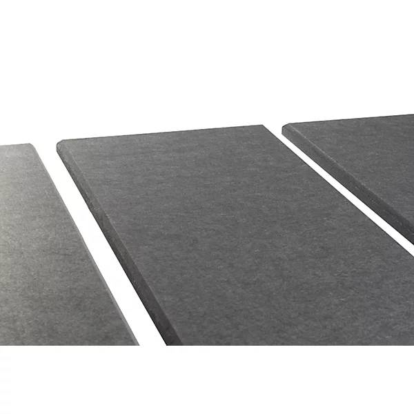 Akustik-Wandplatte HxB 1200 x 300 mm VE 4 Stk dunkelgrau ab 10 VE. TAKKT Industrial & Packaging GmbH 65971949-2