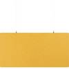 Akustik-Deckenplatte PET-Filz HxB 600 x 1200 mm rechteckige Form gelb ab 5 Stk. TAKKT Industrial & Packaging
