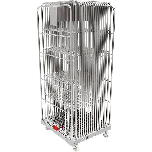 Kunststoff-Rollbehälter mit Komfortsystem-Schnellverschluss 2-seitig. TAKKT Industrial & Packaging GmbH-4