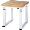 Arbeitstisch elektrisch höhenverstellbar - Tragkraft 600 kg Höhe 740 - 1140 mm Buchenplatte massiv BxT 750 x