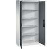 Werkstatt-Schwerlastschrank Breite 930 mm Tiefe 400 mm Tür anthrazit. C+P Moebelsysteme | GmbH & CO. KG