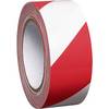 Bodenmarkierungsband aus Vinyl zweifarbig Breite 50 mm rot / weiß VE 16 Rollen. Moravia Wiesbaden|