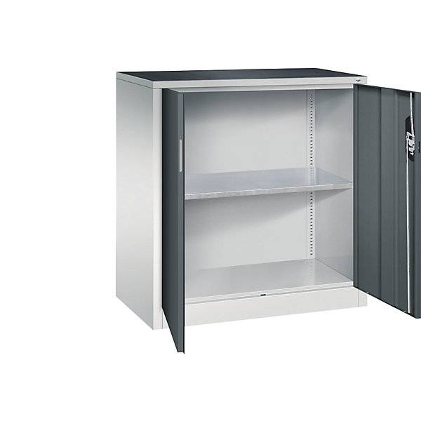 C+P Flügeltürenschrank Acurado, H1000xB930xT500mm, 7035/7016