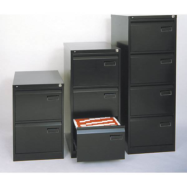 Hängeregistraturschrank 1-bahnig 3 Schübe DIN A4 oxfordblau. TAKKT Industrial & Packaging GmbH 70590549-3