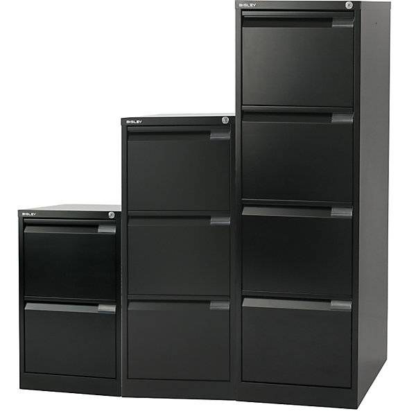 Hängeregistraturschrank 1-bahnig 3 Schübe DIN A4 oxfordblau. TAKKT Industrial & Packaging GmbH 70590549-4