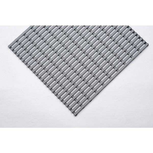 Bodenmatte für Dusch- und Umkleideraum Weich-PVC 10 m Rolle Breite 600 mm grau. Ewald Hildebrandt | GmbH & CO-2