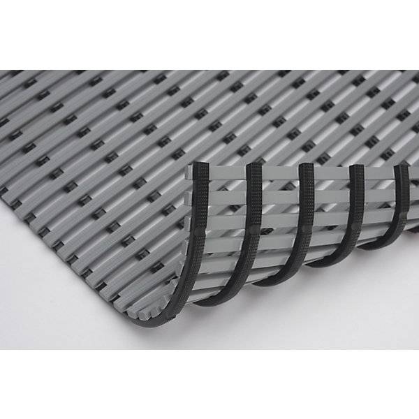 Bodenmatte für Dusch- und Umkleideraum Weich-PVC 10 m Rolle Breite 600 mm grau. Ewald Hildebrandt | GmbH & CO-4