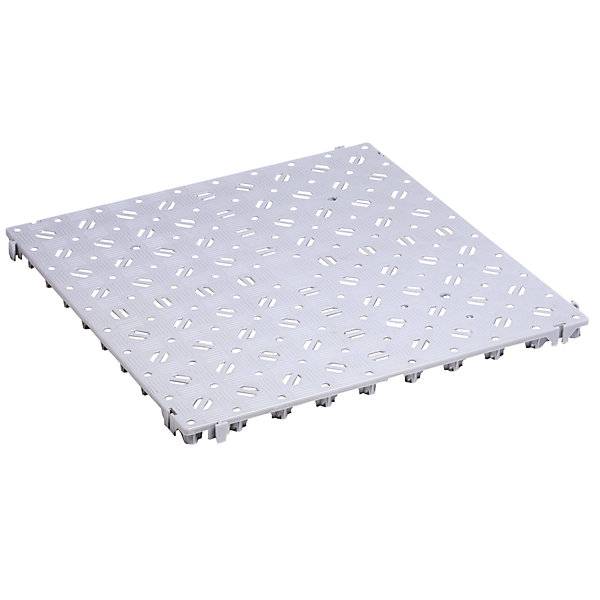 Kunststoff-Bodenrost Polyethylen 500 x 500 mm stabil VE 20 Stk lichtgrau. Clippy GmbH 73157749-0