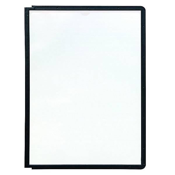 Klarsichttafel mit Profilrahmen für DIN A4 VE 10 Stk schwarz. Durable | Hunke & Jochheim GmbH & CO. KG