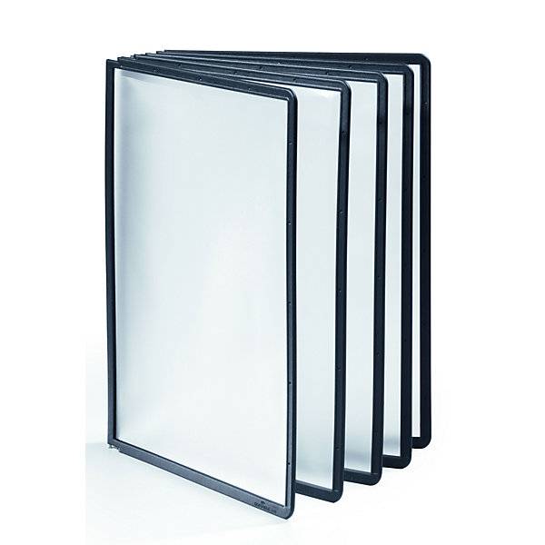 Klarsichttafel mit Profilrahmen für DIN A4 VE 10 Stk schwarz. Durable | Hunke & Jochheim GmbH & CO. KG-3