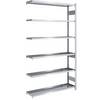 Wannenregal Stahl verzinkt doppelseitig H 2500 mm Wannen-BxT 1300 x 400 mm Anbauregal. Jul. vom Hofe GmbH &