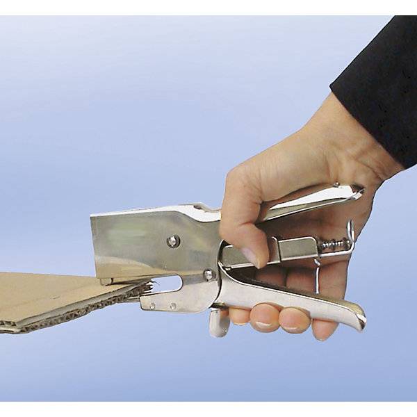 Handzangenhefter für Flachheftung mechanisch für Klammern 8 - 12 mm. TAKKT Industrial & Packaging GmbH 72286849-0