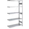 Schwerlast-Steckregal einseitig HxBxT 2000 x 1000 x 500 mm verzinkt Anbauregal. TAKKT Industrial & Packaging