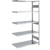 Schwerlast-Steckregal einseitig HxBxT 2000 x 1000 x 600 mm verzinkt Anbauregal. TAKKT Industrial & Packaging