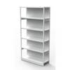 Büro-Steckregal mit Rückwand Regalhöhe 1900 mm Grundregal Breite x Tiefe 760 x 400 mm. Theo Kerkmann GmbH &