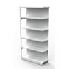 Büro-Steckregal mit Rückwand Regalhöhe 1900 mm Anbauregal Breite x Tiefe 760 x 400 mm. Theo Kerkmann GmbH &