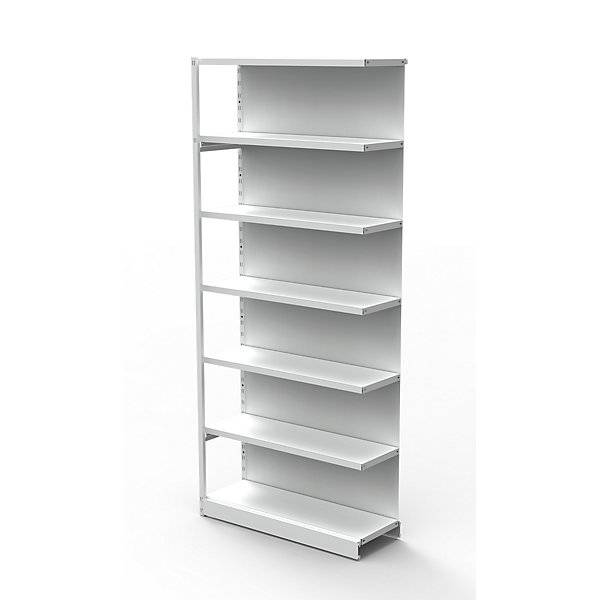 Büro-Steckregal mit Rückwand Regalhöhe 2250 mm Anbauregal Breite x Tiefe 760 x 400 mm. Theo Kerkmann GmbH &-0