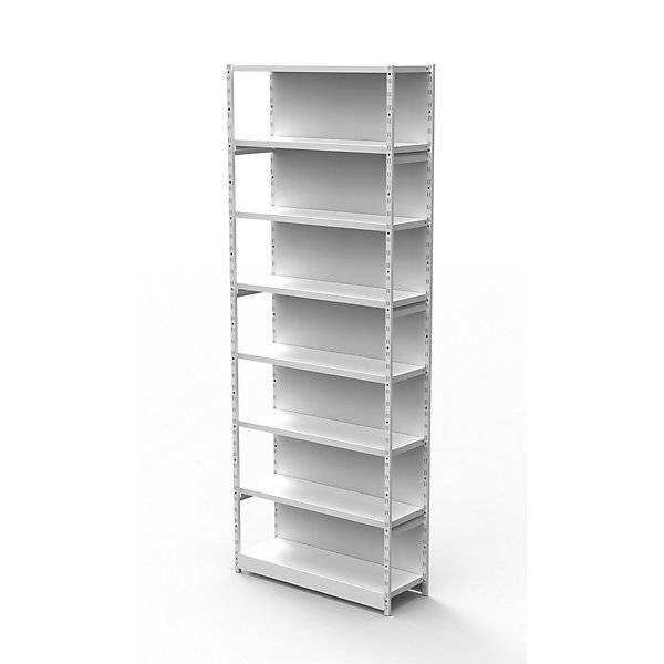 Büro-Steckregal mit Rückwand Regalhöhe 2600 mm Grundregal Breite x Tiefe 960 x 300 mm. Theo Kerkmann GmbH &-0