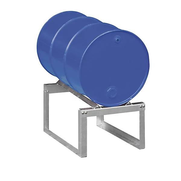 Fassbock für 1 x 200-Liter-Fass feuerverzinkt. TAKKT Industrial & Packaging GmbH 74125049-0