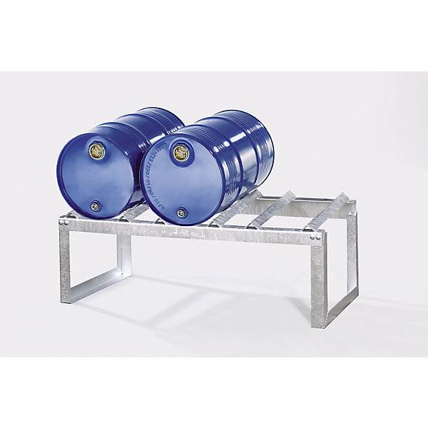 Fassbock für 3 x 60-Liter-Fass feuerverzinkt. TAKKT Industrial & Packaging GmbH 74124949-1