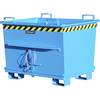 Konischer Klappbodenbehälter Volumen 07 m³ Traglast 1500 kg blau RAL 5012. TAKKT Industrial & Packaging GmbH