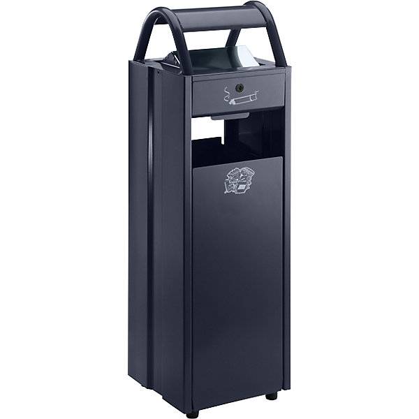 Außenbehälter mit Ascher verschließbar Volumen 35 l schwarzgrau. VAR GmbH 92798949