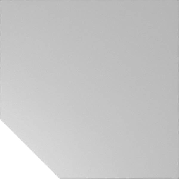 Verkettung Platte mit Stützfuß fünfeckig lichtgrau. Hammerbacher GmbH 75748149-0