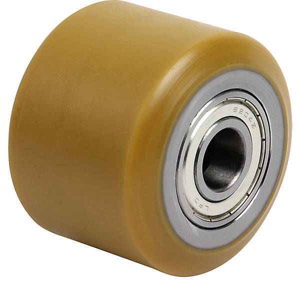Gabelrolle Polyurethan Einbaulänge 64 mm Rollenbreite 60 mm Achs-Ø 15 mm. Wicke GmbH & CO. KG | Niederlassung