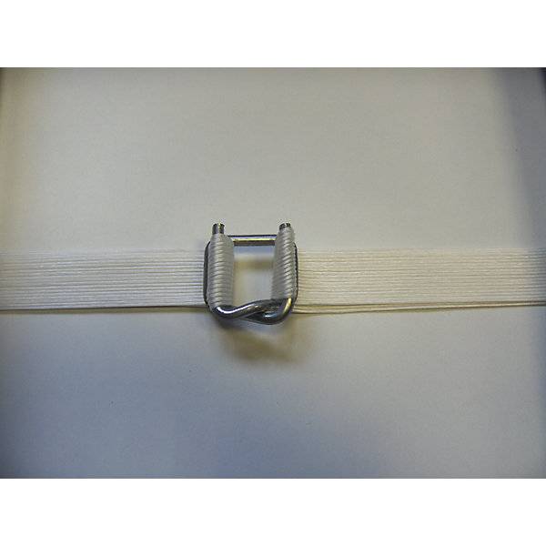 Umreifungs-Set PET-Kraftband verleimt Spanngerät tragbarer Abroller Band Metallklemmen Bandbreite 16 mm.-2