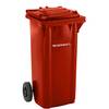 Mülltonne aus Kunststoff DIN EN 840 Volumen 120 l BxHxT 505 x 1005 x 555 mm rot ab 5 Stk. TAKKT Industrial &