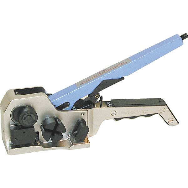 Spann- und Verschlussgerät für PP- PET-Band manuell Einhebelmechanik für Bandbreite 13 mm. TAKKT Industrial &