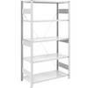 Schwerlast-Steckregal einseitig HxBxT 2000 x 1000 x 600 mm grau Grundregal. TAKKT Industrial & Packaging GmbH