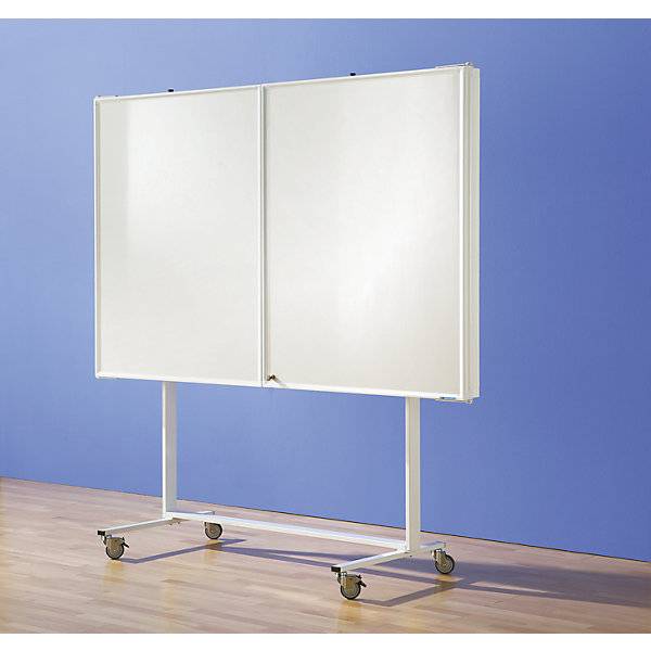 Whiteboard-Klapptafel Komplettset Stahlblech emailliert Bildwandformat 16 : 10. Smit Visual Supplies BV-3