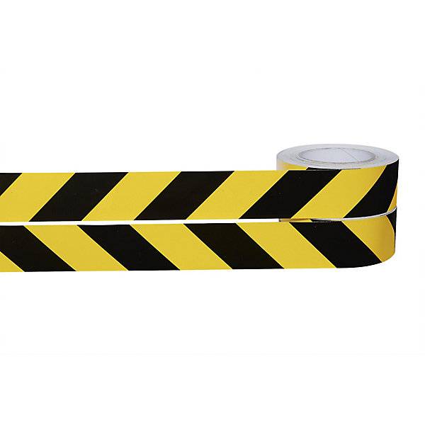 Warnmarkierung selbstklebend retroreflektierend VE 2 Rollen schwarz-gelb. Moravia Wiesbaden| Gesellschaft-0