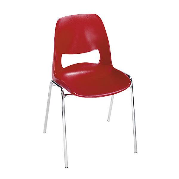 Schalenstuhl aus Polypropylen ohne Polster rot VE 2 Stk. Dipplast S.R.L. 90829149