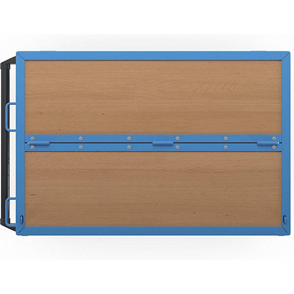 Kastenwagen Wände aus Stahlgitter mit Deckel LxB 1050 x 700 mm. TAKKT Industrial & Packaging GmbH 72738249-2