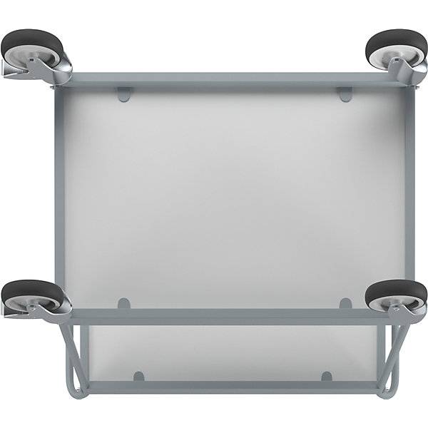 Servierwagen Ladefläche 785 x 545 mm Tragfähigkeit 150 kg 2 Etagen 4 Lenkrollen davon 2 mit Doppelstopp.-4
