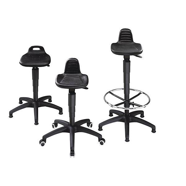 Arbeitshocker Sitz aus PU-Schaum mit Rollen. MEY Systems GmbH 91170749-1