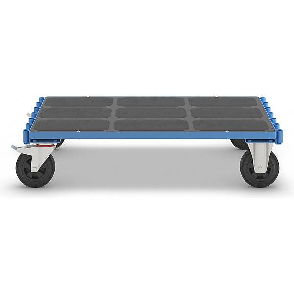 Platten-Transportwagen ohne Bügel Ladefläche 1250 x 800 mm Tragfähigkeit 500 kg Kunststoffladefläche. TAKKT-1