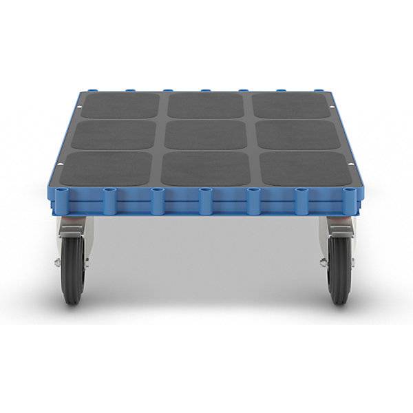 Platten-Transportwagen ohne Bügel Ladefläche 1250 x 800 mm Tragfähigkeit 500 kg Kunststoffladefläche. TAKKT-2