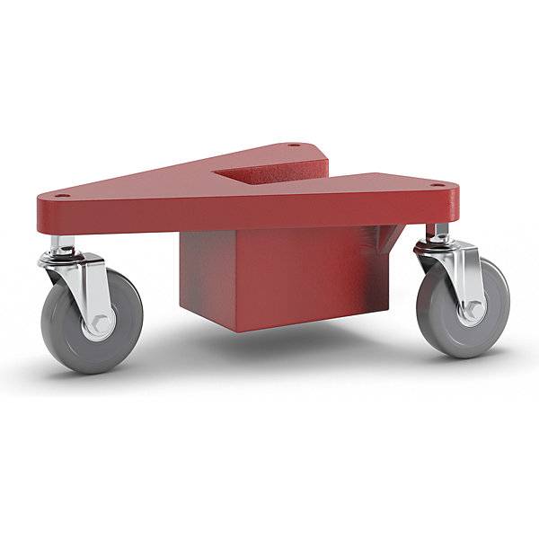 Transportrolly im handlichen Kunststoffkoffer aus Aluminium für Lasten mit Beinen Tragfähigkeit 100 kg je Stk