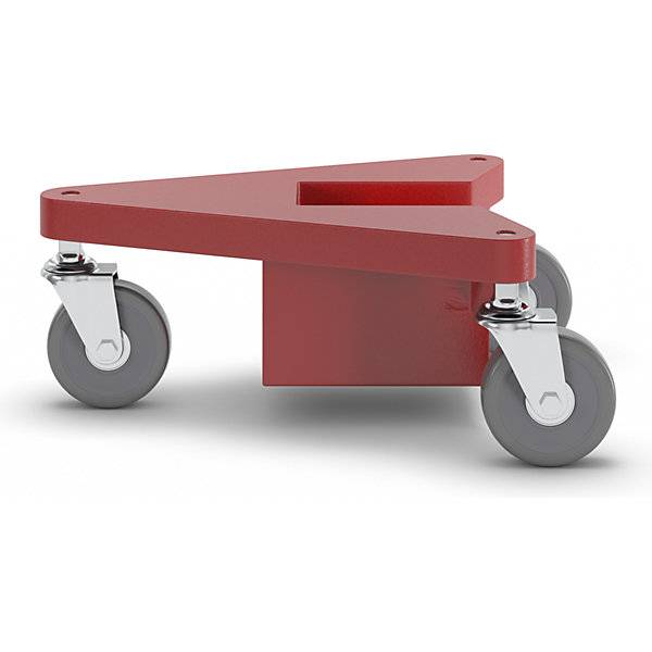 Transportrolly im handlichen Kunststoffkoffer aus Aluminium für Lasten mit Beinen Tragfähigkeit 100 kg je Stk-3