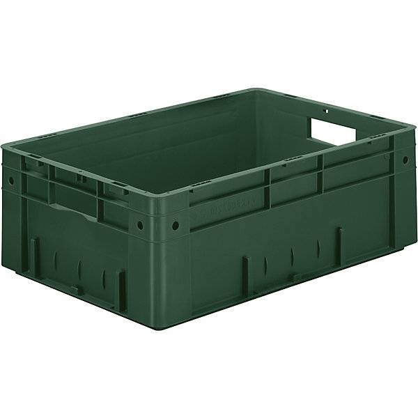 Schwerlast-Euro-Behälter Polypropylen Volumen 38 l LxBxH 600 x 400 x 210 mm Wände geschlossen Boden