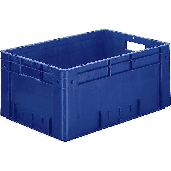 Schwerlast-Euro-Behälter Polypropylen Volumen 50 l LxBxH 600 x 400 x 270 mm Wände geschlossen Boden-0