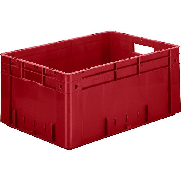 Schwerlast-Euro-Behälter Polypropylen Volumen 50 l LxBxH 600 x 400 x 270 mm Wände geschlossen Boden-0