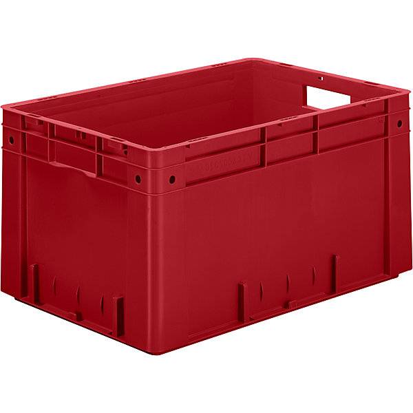 Schwerlast-Euro-Behälter Polypropylen Volumen 60 l LxBxH 600 x 400 x 320 mm Wände geschlossen Boden